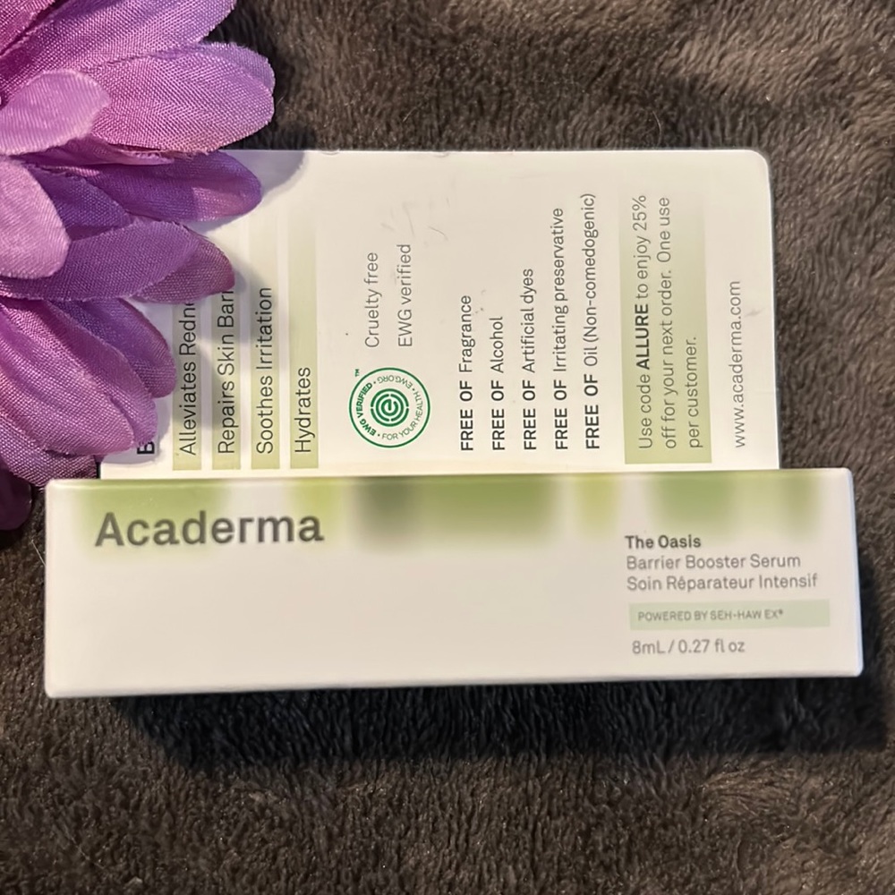 NIB ACADERMA The OasisBarrier Booster Serum 8mL/ 0.27 fl oz